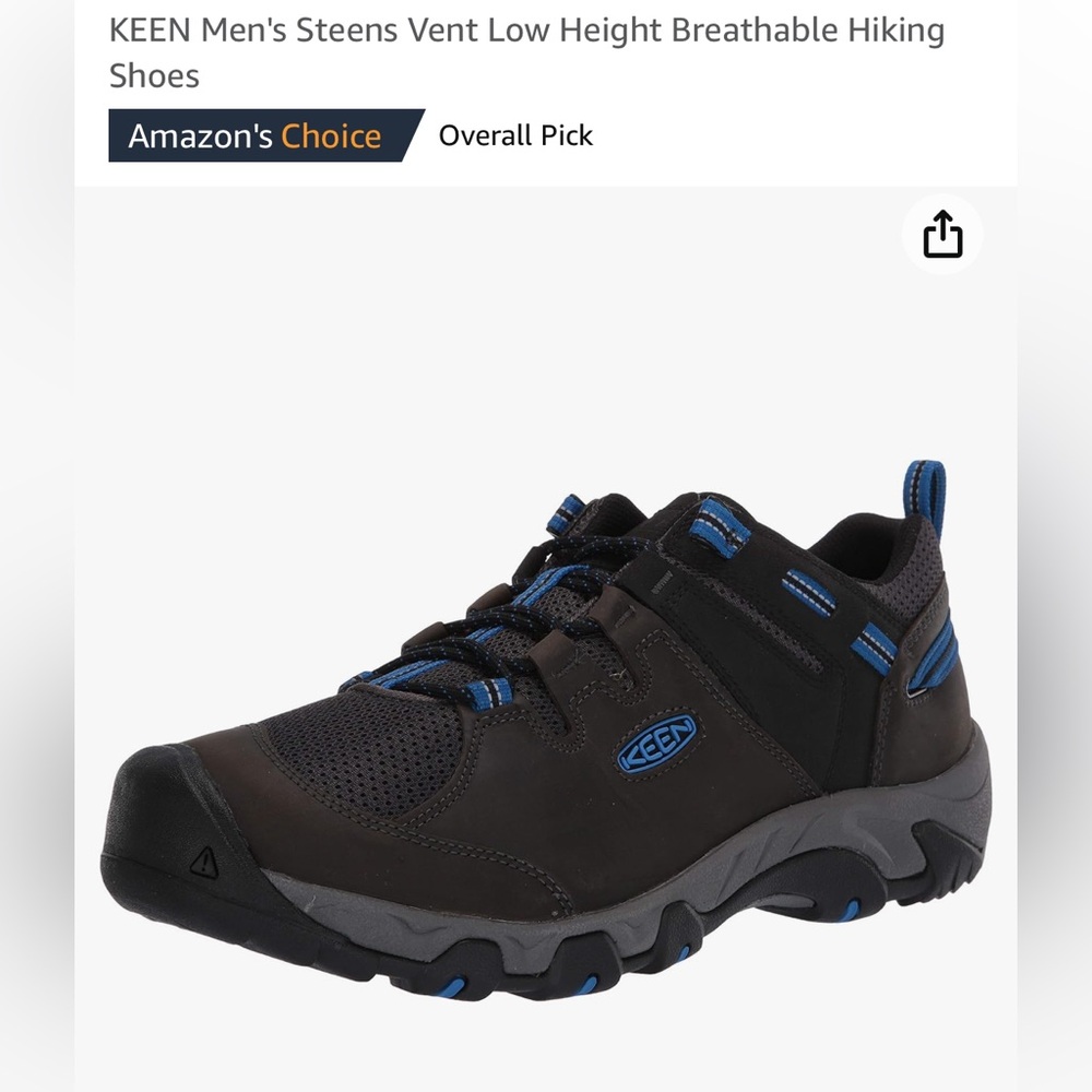Keen Steens low height breathable hiking boots